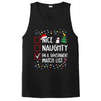 Nice Naughty On A Government Watch List Christmas List PosiCharge Competitor Tank