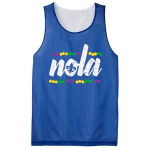 Nola New Orleans Louisiana Jester Funny Mardi Gras Carnival Gift Mesh Reversible Basketball Jersey Tank