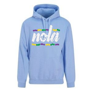 Nola New Orleans Louisiana Jester Funny Mardi Gras Carnival Gift Unisex Surf Hoodie