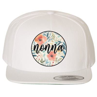 Nonna Wool Snapback Cap