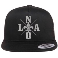 Nola New Orleans Vintage Pride Flat Bill Trucker Hat