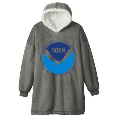 NOAA National Oceanic And Atmospheric Administration Hooded Wearable Blanket