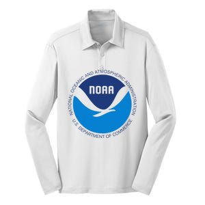 NOAA National Oceanic And Atmospheric Administration Silk Touch Performance Long Sleeve Polo