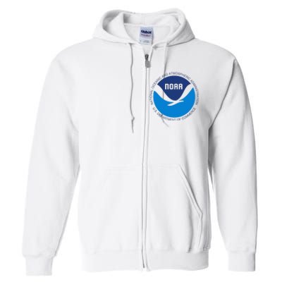 NOAA National Oceanic And Atmospheric Administration Full Zip Hoodie