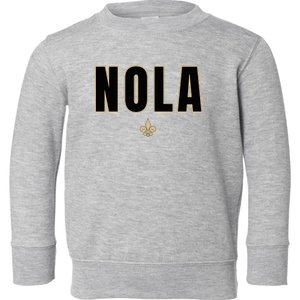 Nola New Orleans Louisiana Everyone Loves New Orleans Toddler Sweatshirt