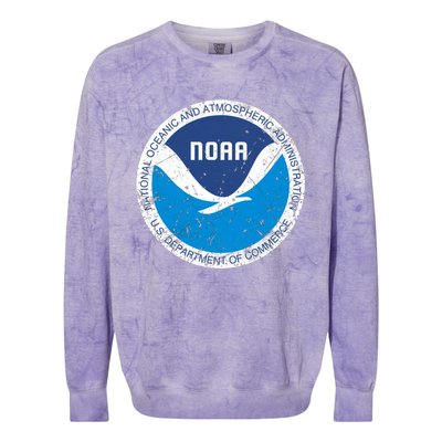 Noaa National Oceanic And Atmospheric Administration Colorblast Crewneck Sweatshirt