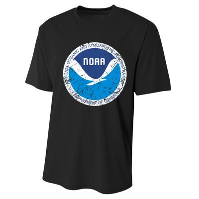 Noaa National Oceanic And Atmospheric Administration Performance Sprint T-Shirt