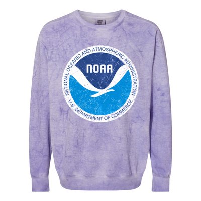 Noaa National Oceanic And Atmospheric Administration Colorblast Crewneck Sweatshirt