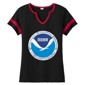 Noaa National Oceanic And Atmospheric Administration Ladies Halftime Notch Neck Tee