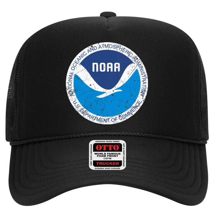 Noaa National Oceanic And Atmospheric Administration High Crown Mesh Back Trucker Hat