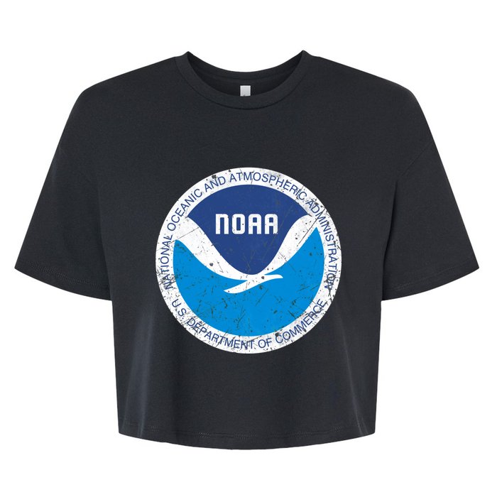 Noaa National Oceanic And Atmospheric Administration Bella+Canvas Jersey Crop Tee