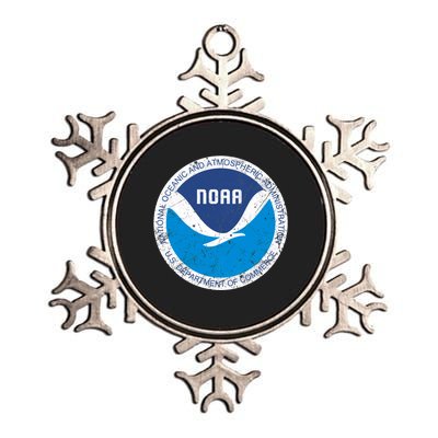 Noaa National Oceanic And Atmospheric Administration Metallic Star Ornament