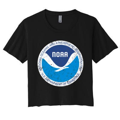 Noaa National Oceanic And Atmospheric Administration Women's Crop Top Tee