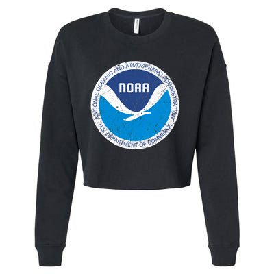 Noaa National Oceanic And Atmospheric Administration Cropped Pullover Crew