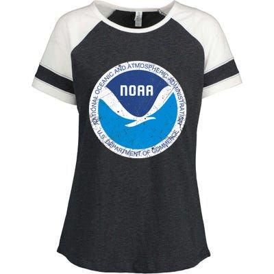 Noaa National Oceanic And Atmospheric Administration Enza Ladies Jersey Colorblock Tee