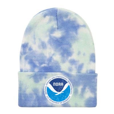 Noaa National Oceanic And Atmospheric Administration Tie Dye 12in Knit Beanie