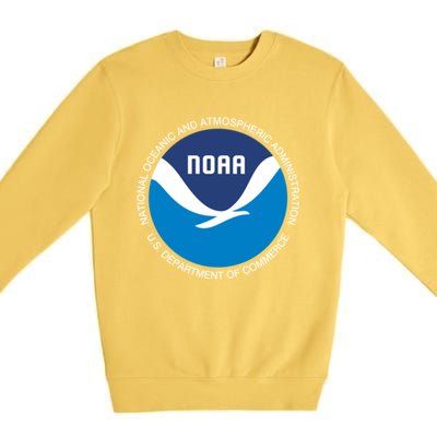 Noaa National Oceanic And Atmospheric Administration Gift Premium Crewneck Sweatshirt