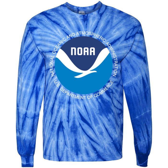 Noaa National Oceanic And Atmospheric Administration Gift Tie-Dye Long Sleeve Shirt