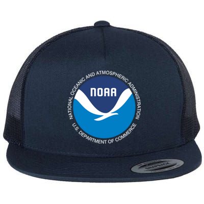 Noaa National Oceanic And Atmospheric Administration Gift Flat Bill Trucker Hat