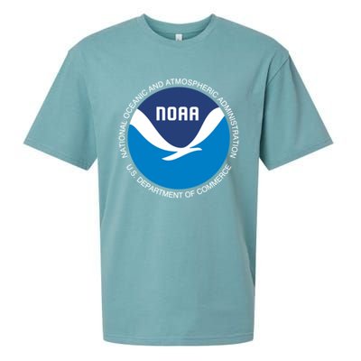 Noaa National Oceanic And Atmospheric Administration Gift Sueded Cloud Jersey T-Shirt