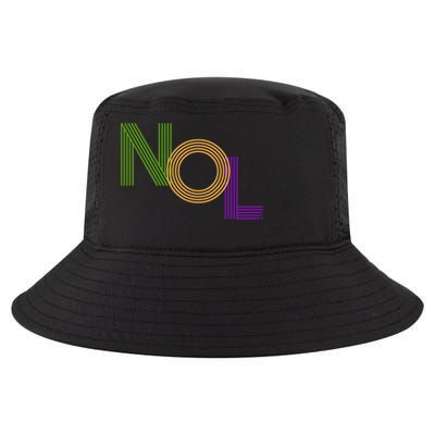 Nola New Orleans Retro Vintage Mardi Gras Souvenir Gift Cool Comfort Performance Bucket Hat