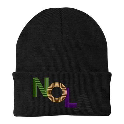 Nola New Orleans Retro Vintage Mardi Gras Souvenir Gift Beanie