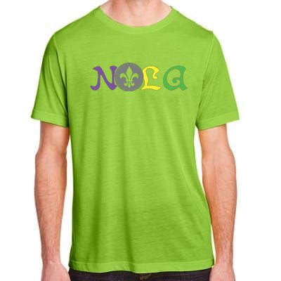 Nola New Orleans Mardi Gras 504 Adult ChromaSoft Performance T-Shirt