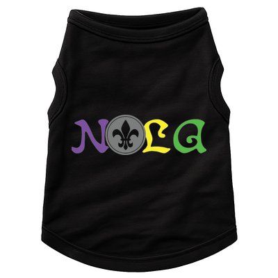 Nola New Orleans Mardi Gras 504 Doggie Tank