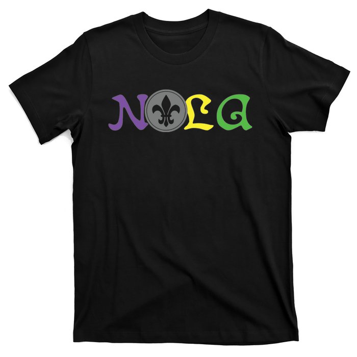 Nola New Orleans Mardi Gras 504 T-Shirt