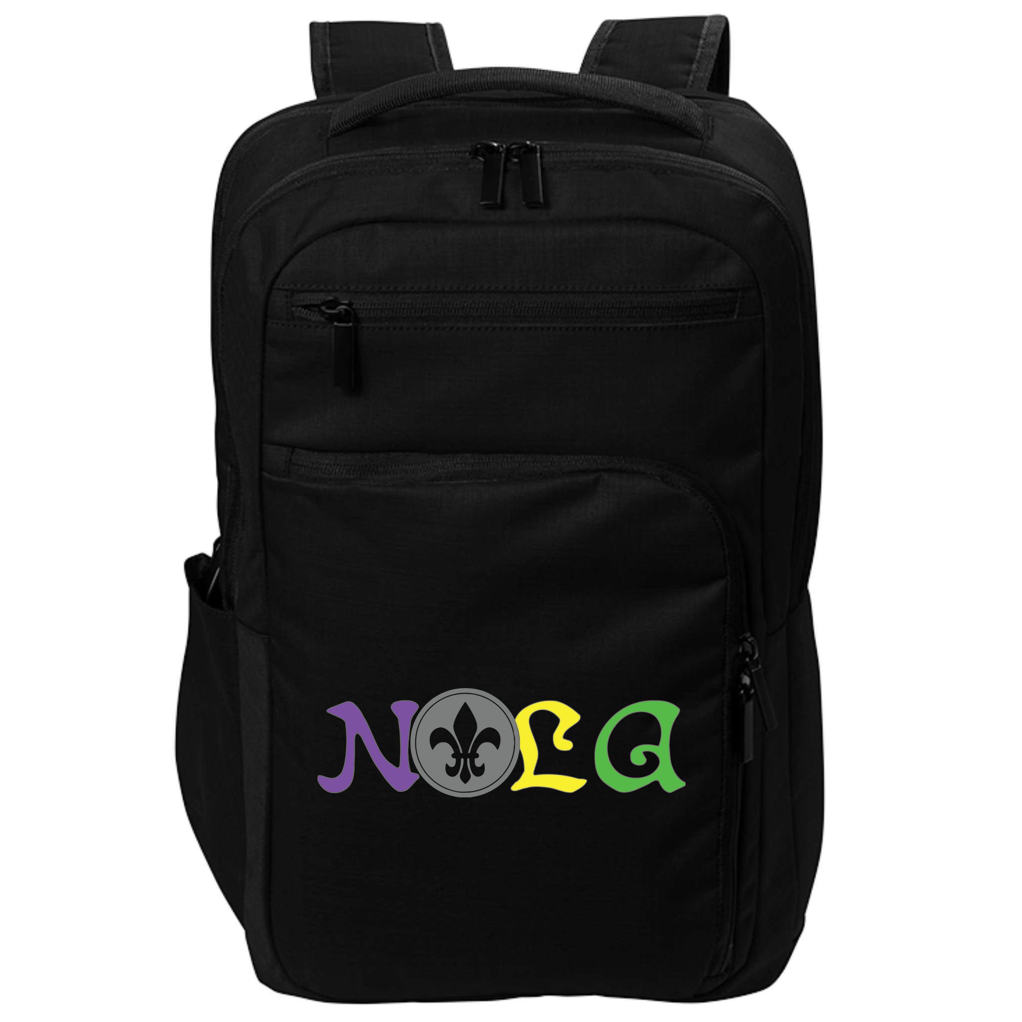 Nola New Orleans Mardi Gras 504 Impact Tech Backpack