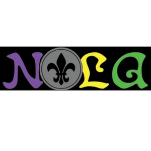 Nola New Orleans Mardi Gras 504 Bumper Sticker