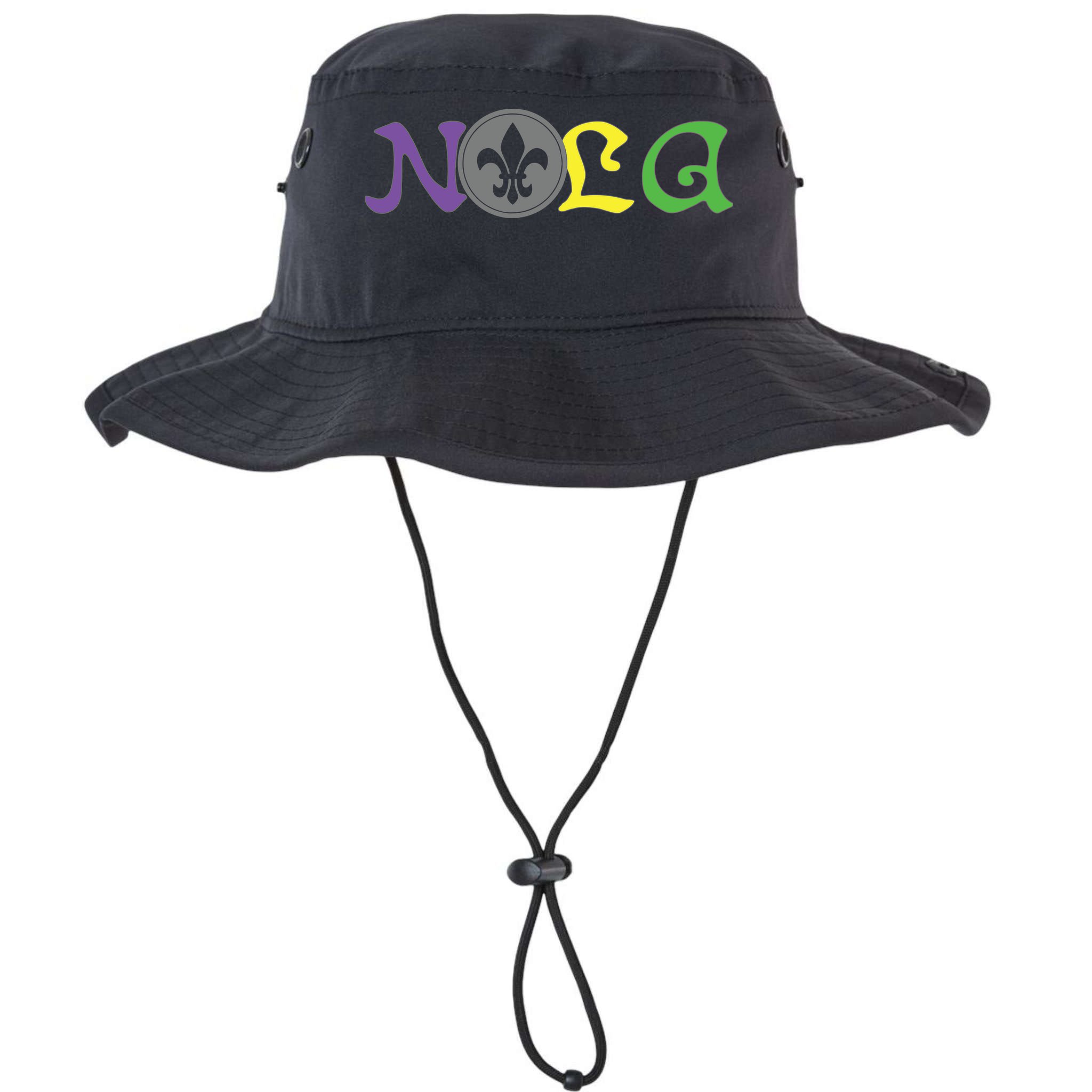 Nola New Orleans Mardi Gras 504 Bucket Hat