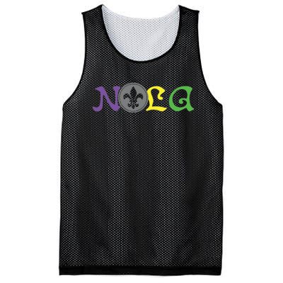 Nola New Orleans Mardi Gras 504 Mesh Reversible Basketball Jersey Tank