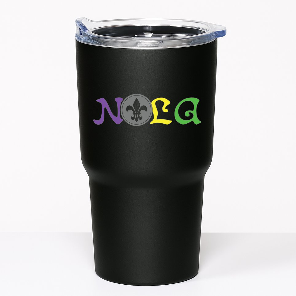 Nola New Orleans Mardi Gras 504 Tumbler