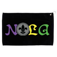 Nola New Orleans Mardi Gras 504 Grommeted Golf Towel