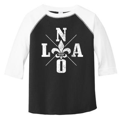 Nola New Orleans Vintage Pride Toddler Fine Jersey T-Shirt