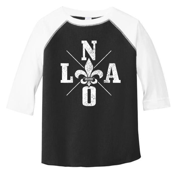 Nola New Orleans Vintage Pride Toddler Fine Jersey T-Shirt