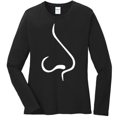 Nose Ladies Long Sleeve Shirt