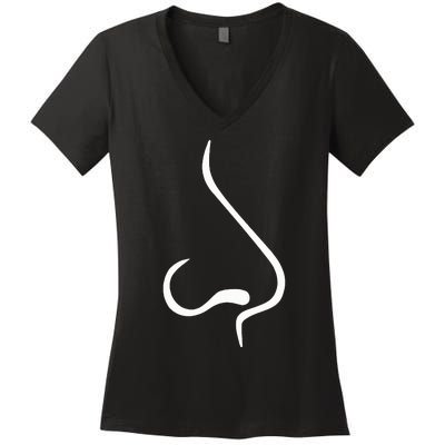 Nose Women's V-Neck T-Shirt