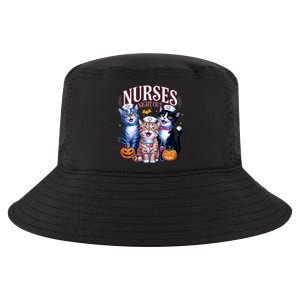 Nurses Night Out Halloween Cats Funny Nurse Costume Cool Comfort Performance Bucket Hat