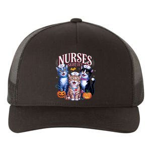 Nurses Night Out Halloween Cats Funny Nurse Costume Yupoong Adult 5-Panel Trucker Hat