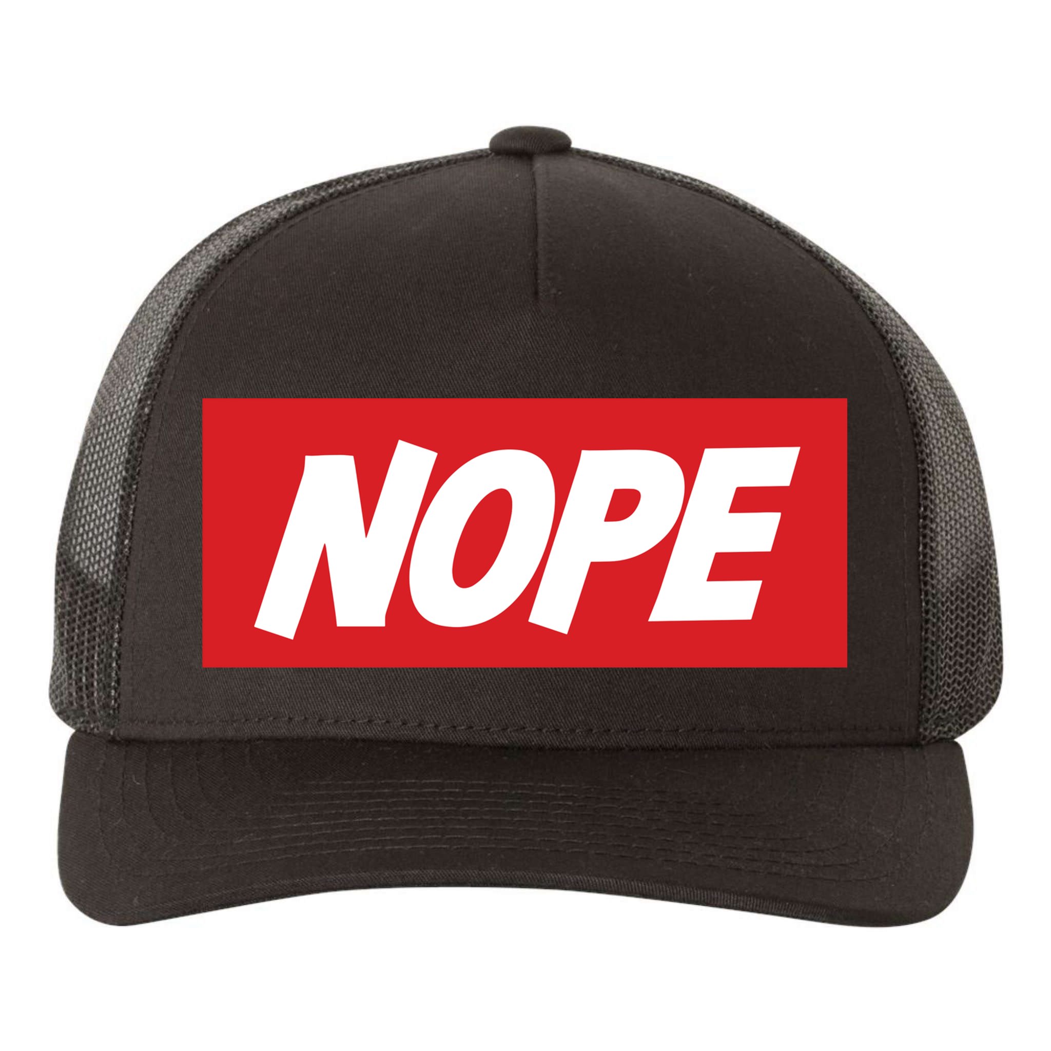 Nope! Yupoong Adult 5-Panel Trucker Hat