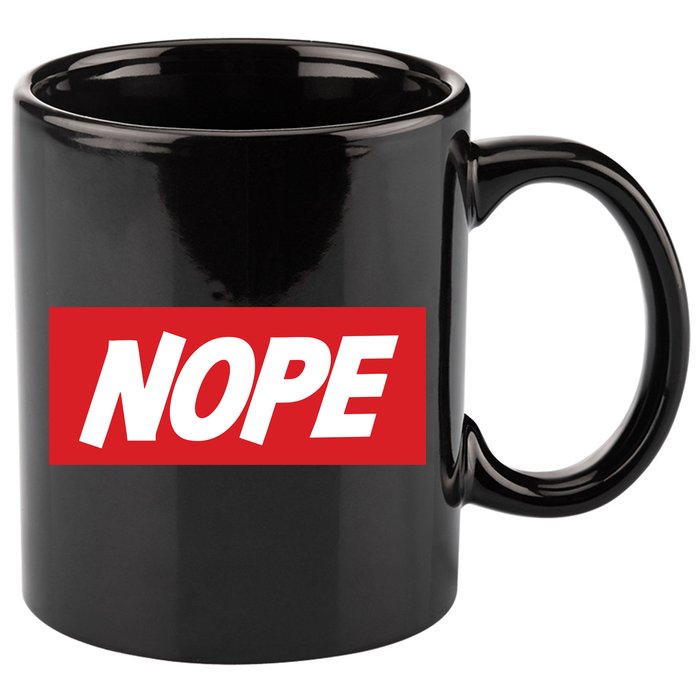 Nope! 11oz C Handle Ceramic Mug