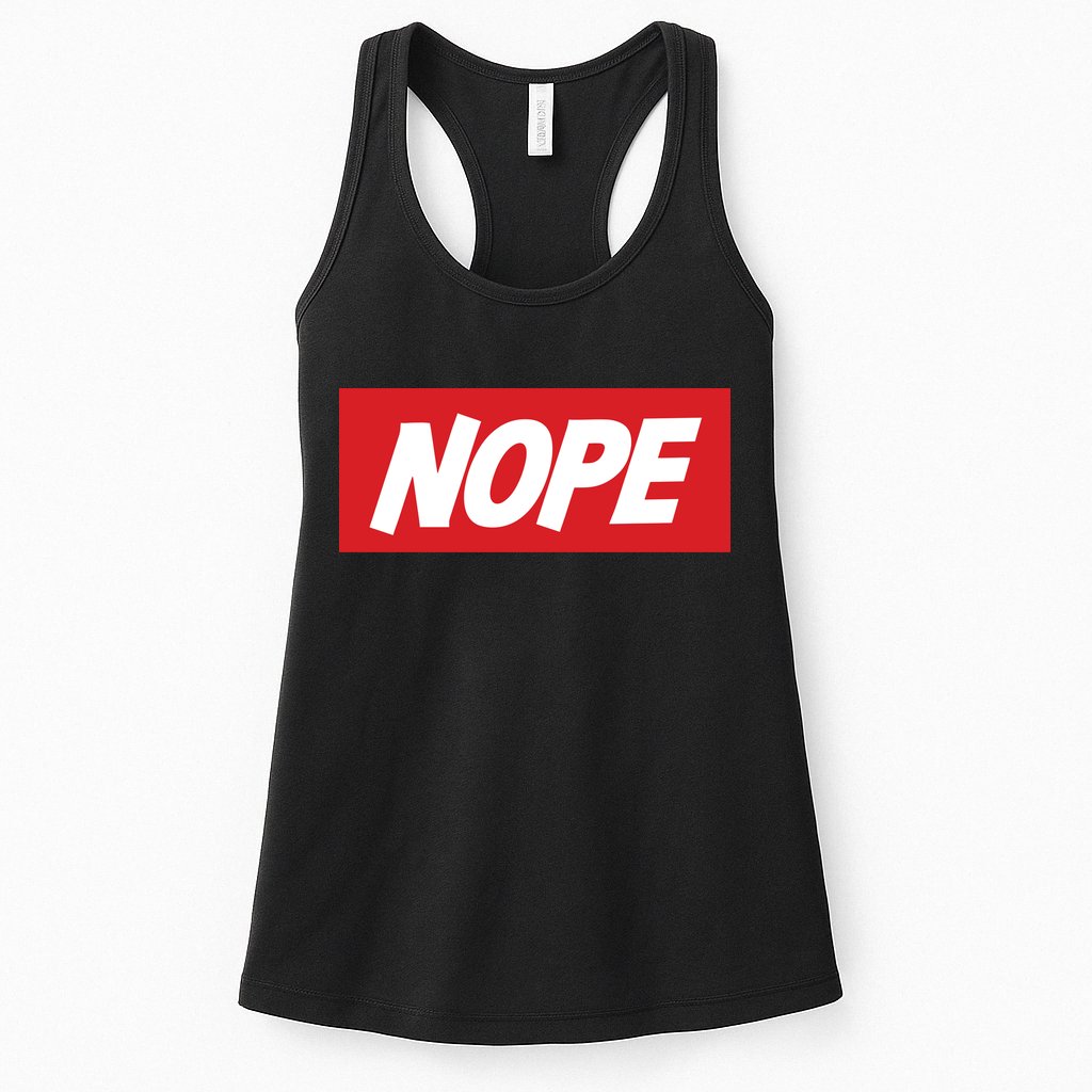 Nope! Womens Tank Top