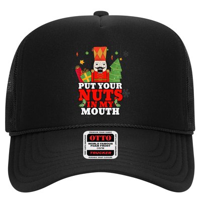 Naughty Nutcracker Put Your Nuts In My Mouth Christmas Funny Trucker Hat
