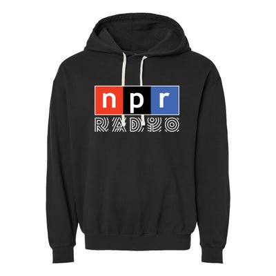 NPR National Public Radio Garment-Dyed Fleece Hoodie