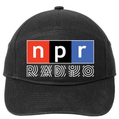 NPR National Public Radio 7-Panel Snapback Hat