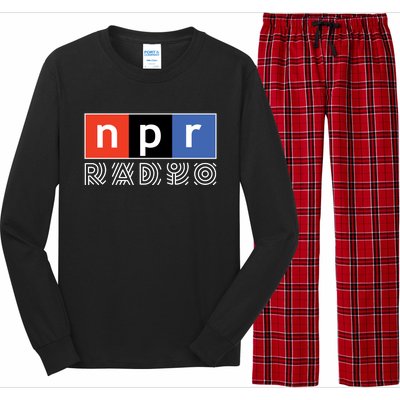 NPR National Public Radio Long Sleeve Pajama Set