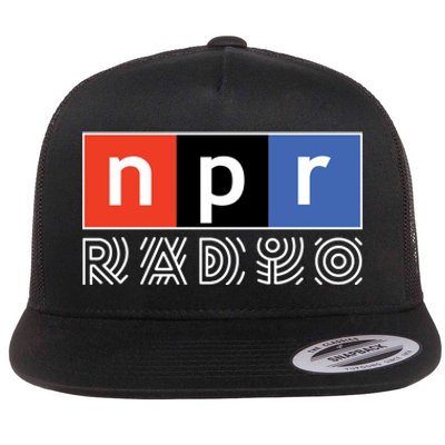 NPR National Public Radio Flat Bill Trucker Hat