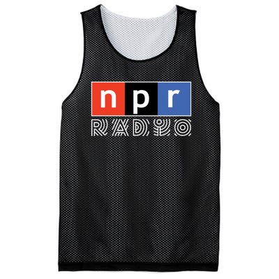 NPR National Public Radio Mesh Reversible Basketball Jersey Tank